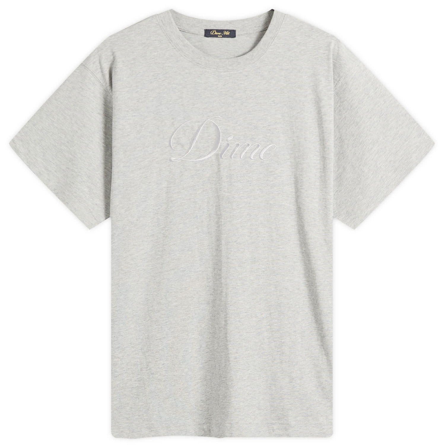 Tričko Dime Dime Cursive T-Shirt, Size Large Šedá | DIMEFA2574GRY, 1