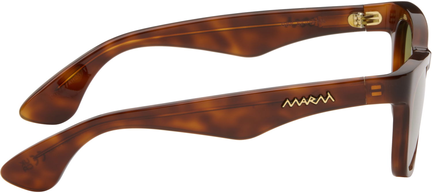 Slnečné okuliare Marni RETROSUPERFUTURE Edition Zasth Retro Acetate Frame Sunglasses Hnedá | O8Y, 1