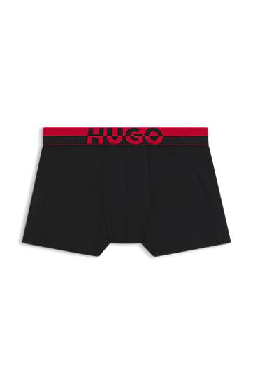 Boxerky BOSS Three-pack modal-blend trunks with logo waistbands Čierna | 50545667