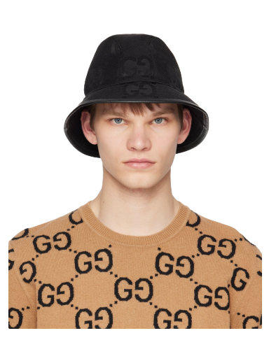 Klobúk Gucci Jumbo GG Bucket Čierna | 727563 4HAVS