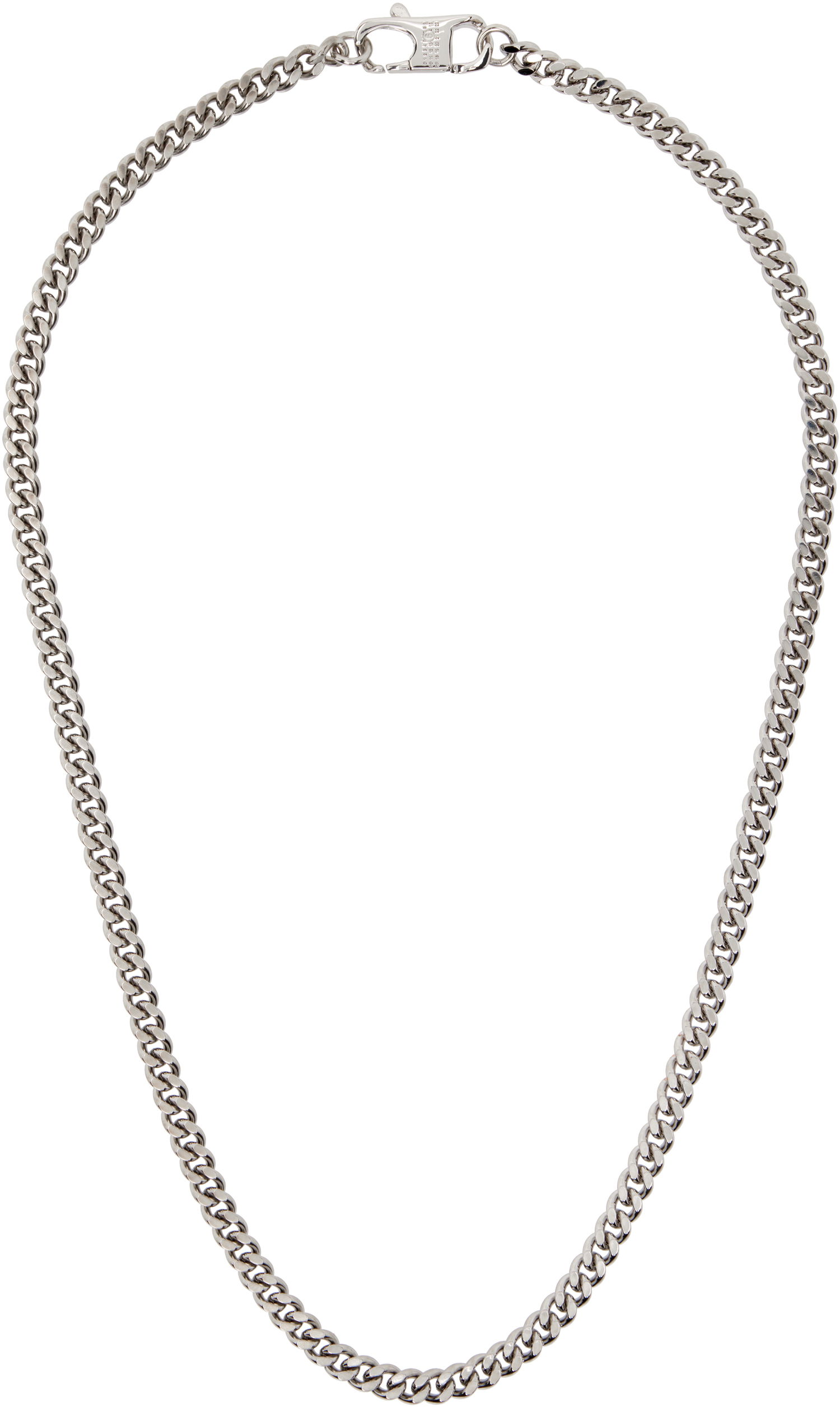 Náhrdelník Maison Margiela MM6 Maison Margiela Silver-Tone Curb Chain Necklace Metalická | SM6UU0083 SV0235, 0