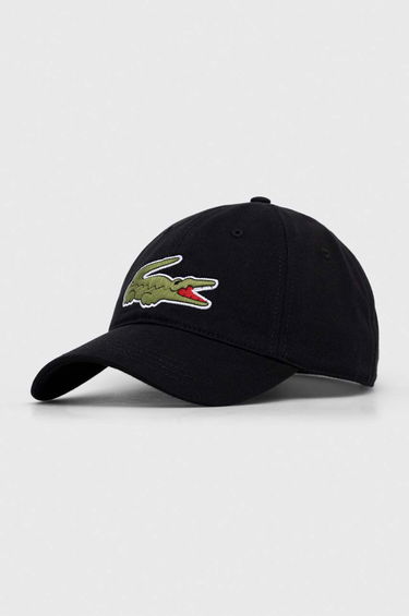 Šiltovka Lacoste Adjustable Organic Cotton Twill Cap Čierna | RK9871, 0