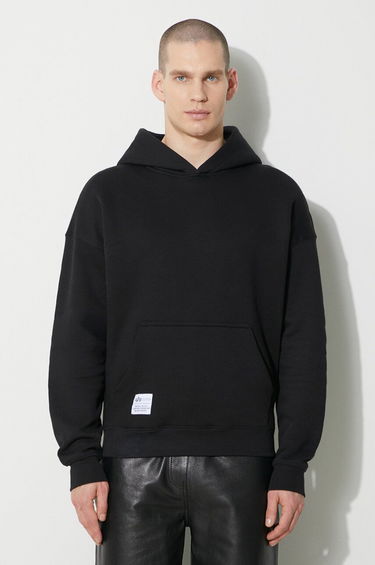 Mikina Alpha Industries Hoodie with Print Čierna | 146336, 0