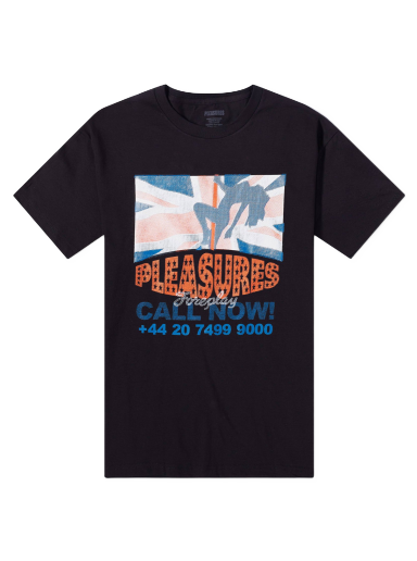 Tričko Pleasures Call Now T-Shirt Black Čierna | P23SU052-BLK