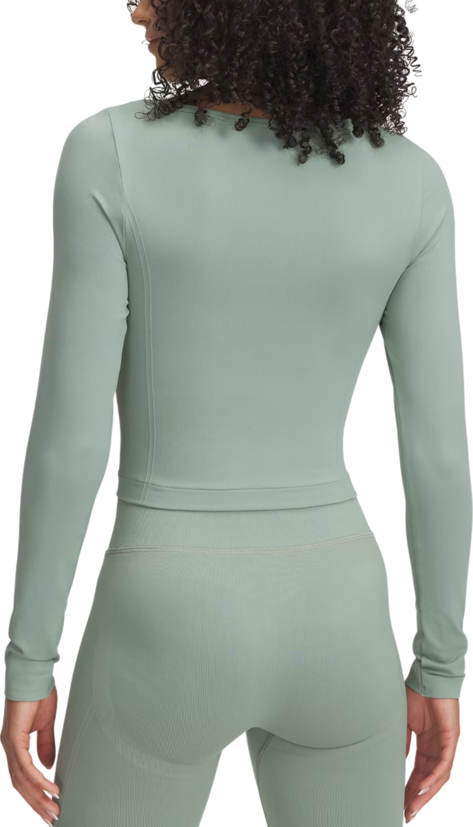 Crop Top Under Armour Under Armour UA Train Seamless Long Sleeve T-Shirt Zelené | 1379150-348, 1