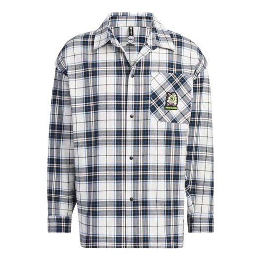 Košeľa adidas Originals Detachable Sleeve Plaid Shirt Biela | IK5155, 0