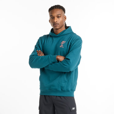 Mikina New Balance Hoodie Athletics Higher Learning Zelené | NBMT51979DOE, 0