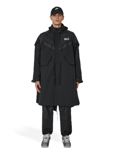 Trenčkot Nike Sacai x Trench Jacket Čierna | DQ9027-010