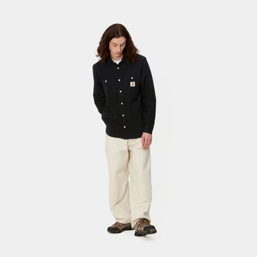Košeľa Carhartt WIP L/S Clink Shirt Čierna | I032830_89_01, 3