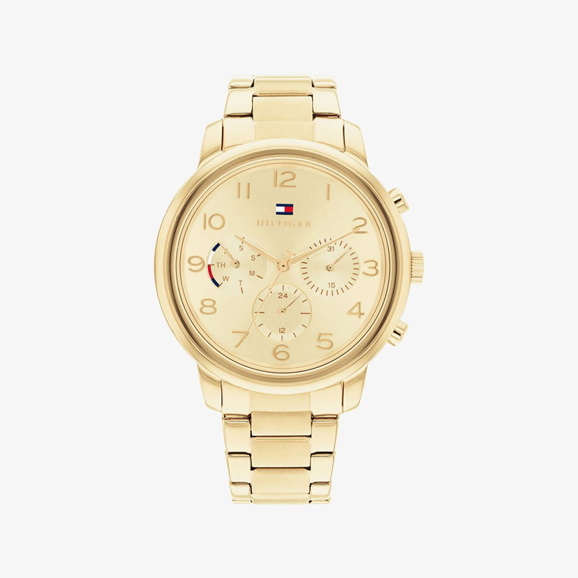Hodinky Tommy Hilfiger Multi-Function Chronograph Watch with Link Bracelet Metalická | 1782525