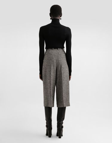 Sveter Dolce & Gabbana Dolce & Gabbana Wool Ribbed Turtleneck Pullover Čierna | FXW34TJDVDCN0000, 2