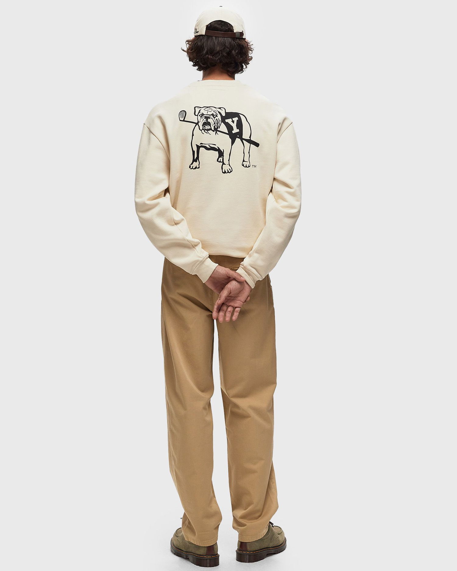 Mikina Les Deux Bulldog Sweatshirt Béžová | COL200088-215215, 1
