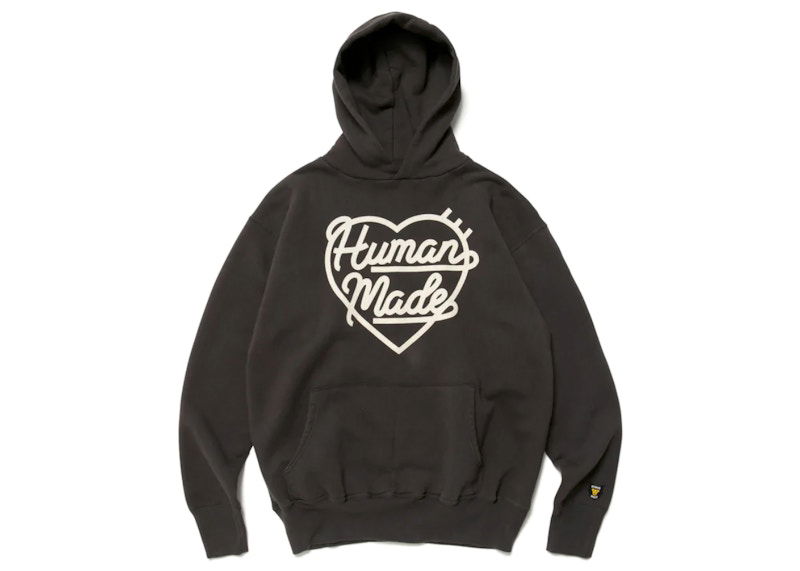 Mikina Human Made Heart Hoodie Čierna | HM24CS026, 0