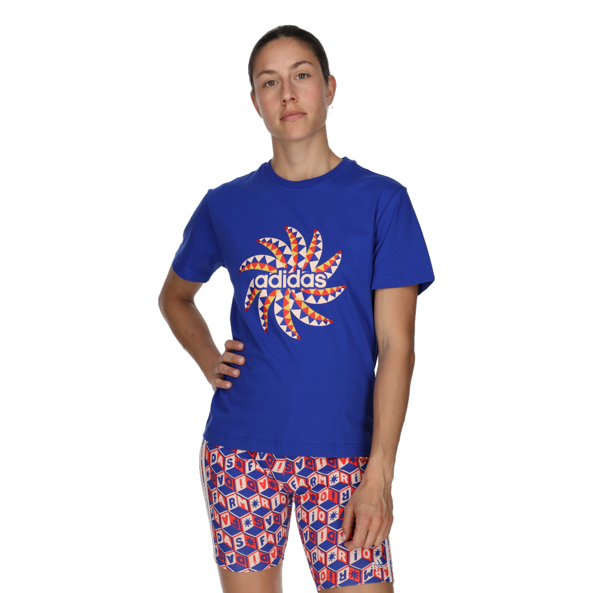 Tričko adidas Originals Farm Graphic T-Shirt Modrá | IQ4485, 0