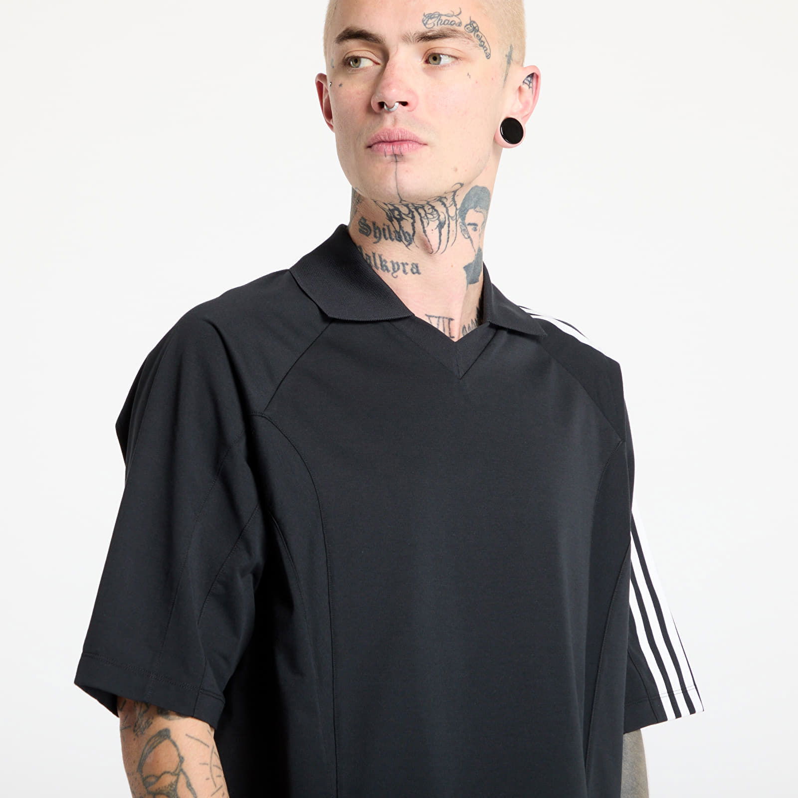 Cut Line Black T-Shirt