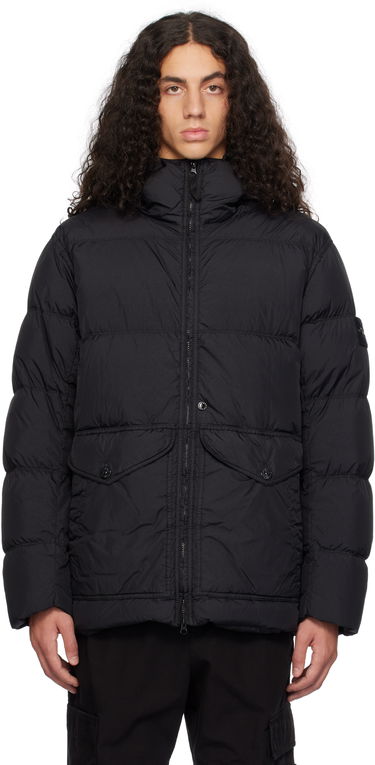 Prešívaná bunda Stone Island Stone Island Crinkle Reps R-NY Down Jacket Čierna | 811540723, 0