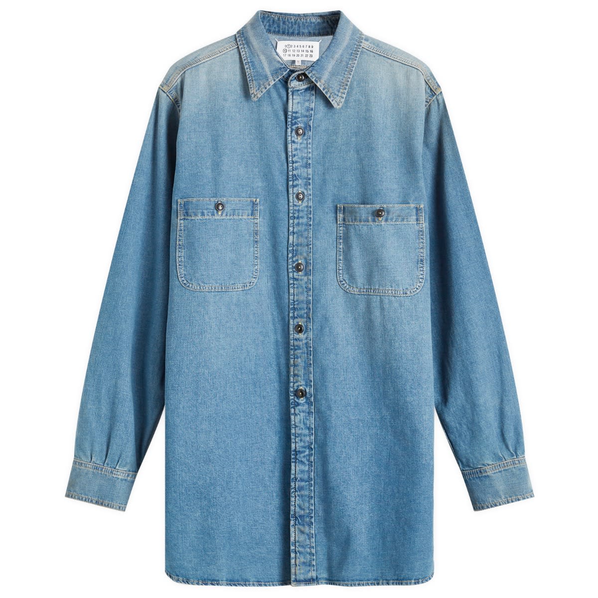 Košeľa Maison Margiela Denim Work Shirt Modrá | S50DT0042-S30815-966, 0