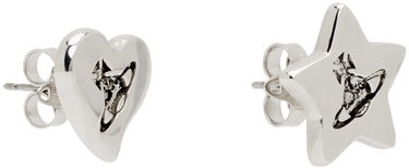 Náušnice Vivienne Westwood Priscilla Heart And Star Earrings Metalická | 6201033B-02P157-FJ, 1