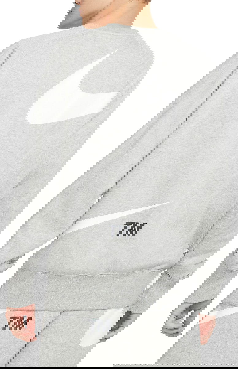 Mikina Nike Sportswear Swoosh Sweatshirt Šedá | DD5993-063, 0