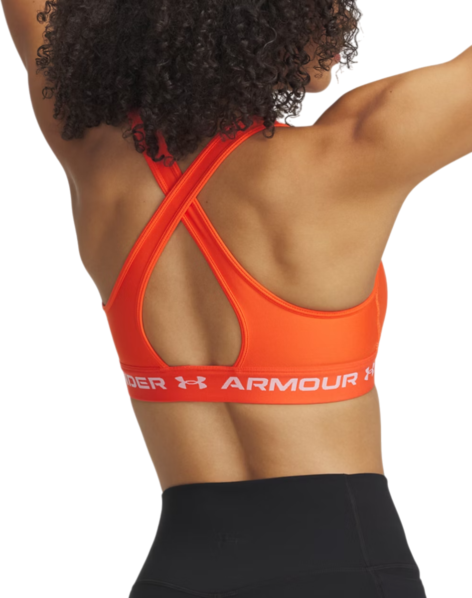 Podprsenka Under Armour Crossback Mid Sports Bra Oranžová | 1361034-847, 1