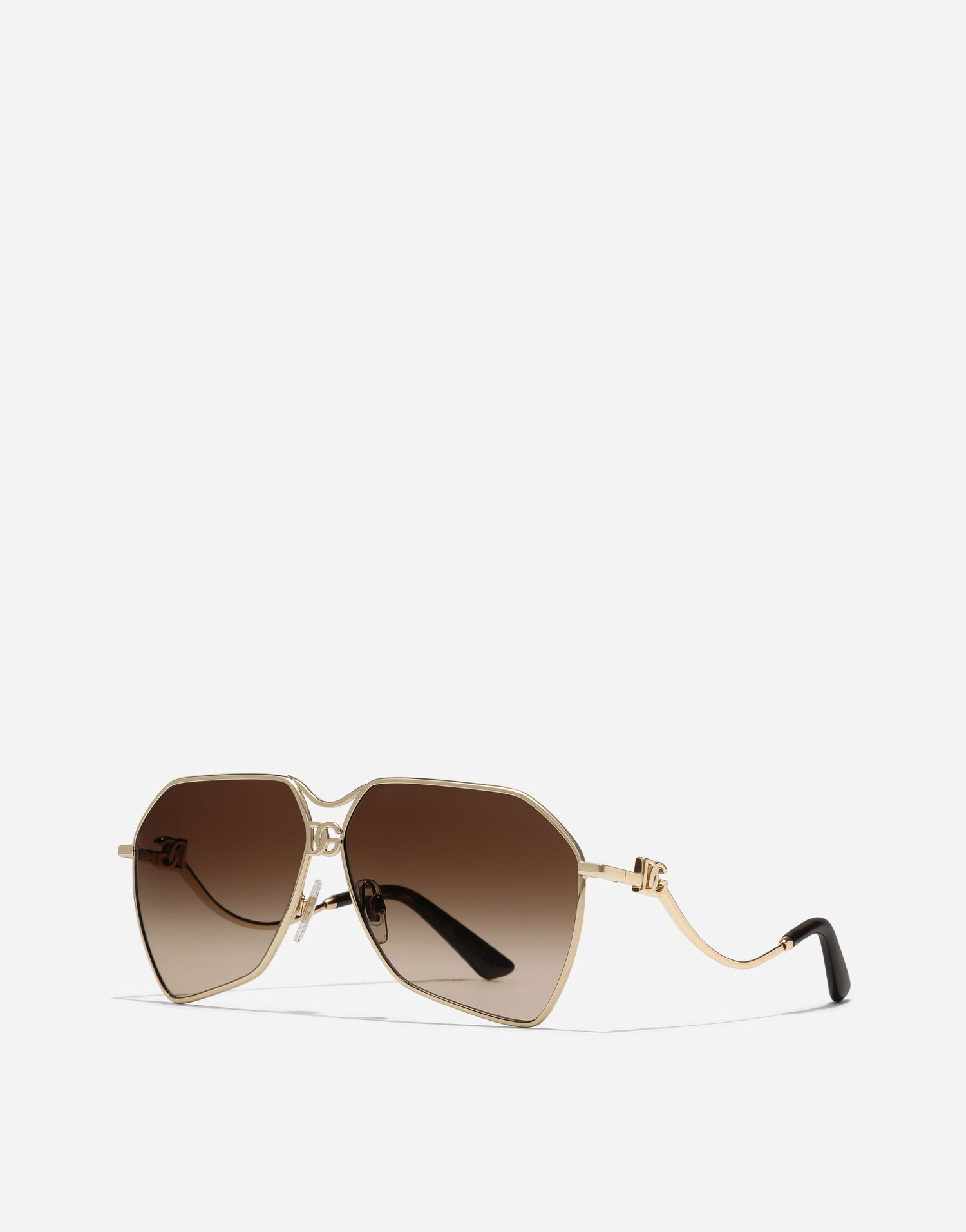 Slnečné okuliare Dolce & Gabbana Dg Filo Geometric Frame Gradient Sunglasses New Arrivals Metalická | VG2326VM2139V000, 1
