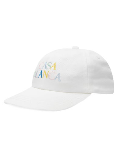 Šiltovka Casablanca Stacked Logo Cap Biela | AS23-HAT-002-25