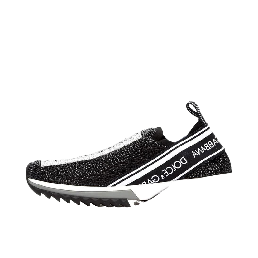 Tenisky a topánky Dolce & Gabbana Sorrento Slip On Black Crystal W Čierna | CK1644AZ1448S574