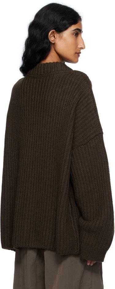 Sveter Cecilie Bahnsen Cecilie Bahnsen Belinda Cable Knit Sweater Hnedá | 2.25KNI51004 BELINDA JUMPER, 2