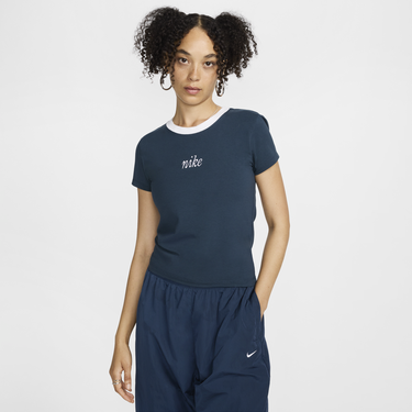 Tričko Nike Sportswear Chill Knit Navy | HF8819-478, 0
