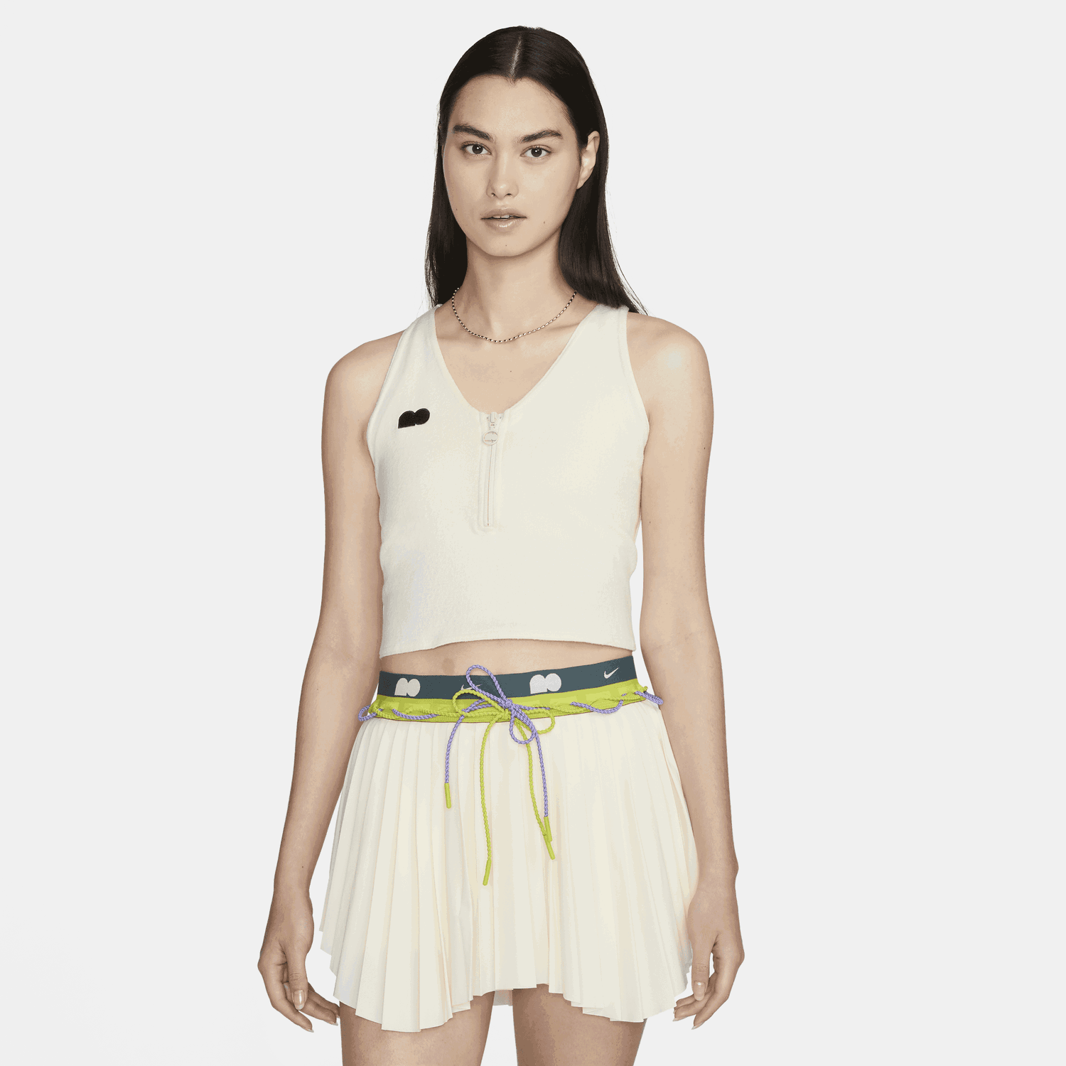 Crop Top Nike Naomi Osaka Crop Top Biela | DX1812-113, 0