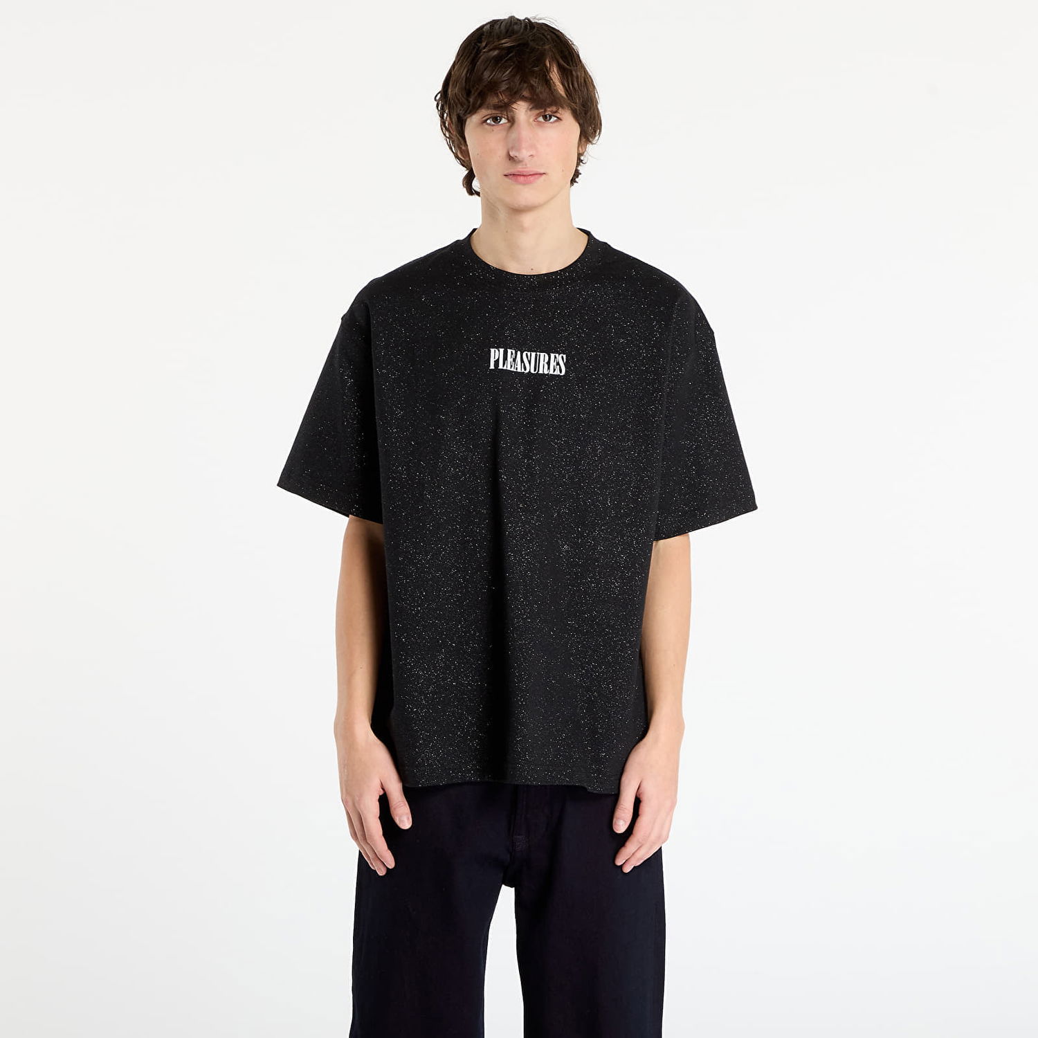 Tričko Pleasures Starry Heavyweight T-Shirt Čierna | P25F042-BLACK, 0