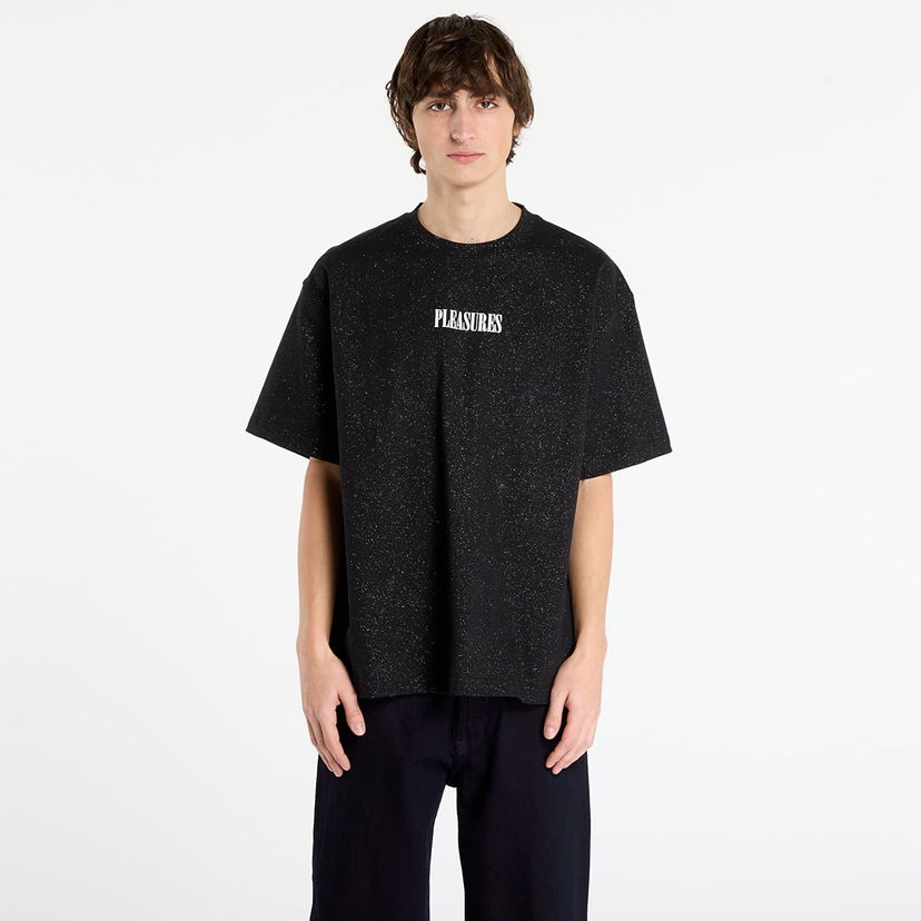 Tričko Pleasures Starry Heavyweight T-Shirt Čierna | P25F042-BLACK