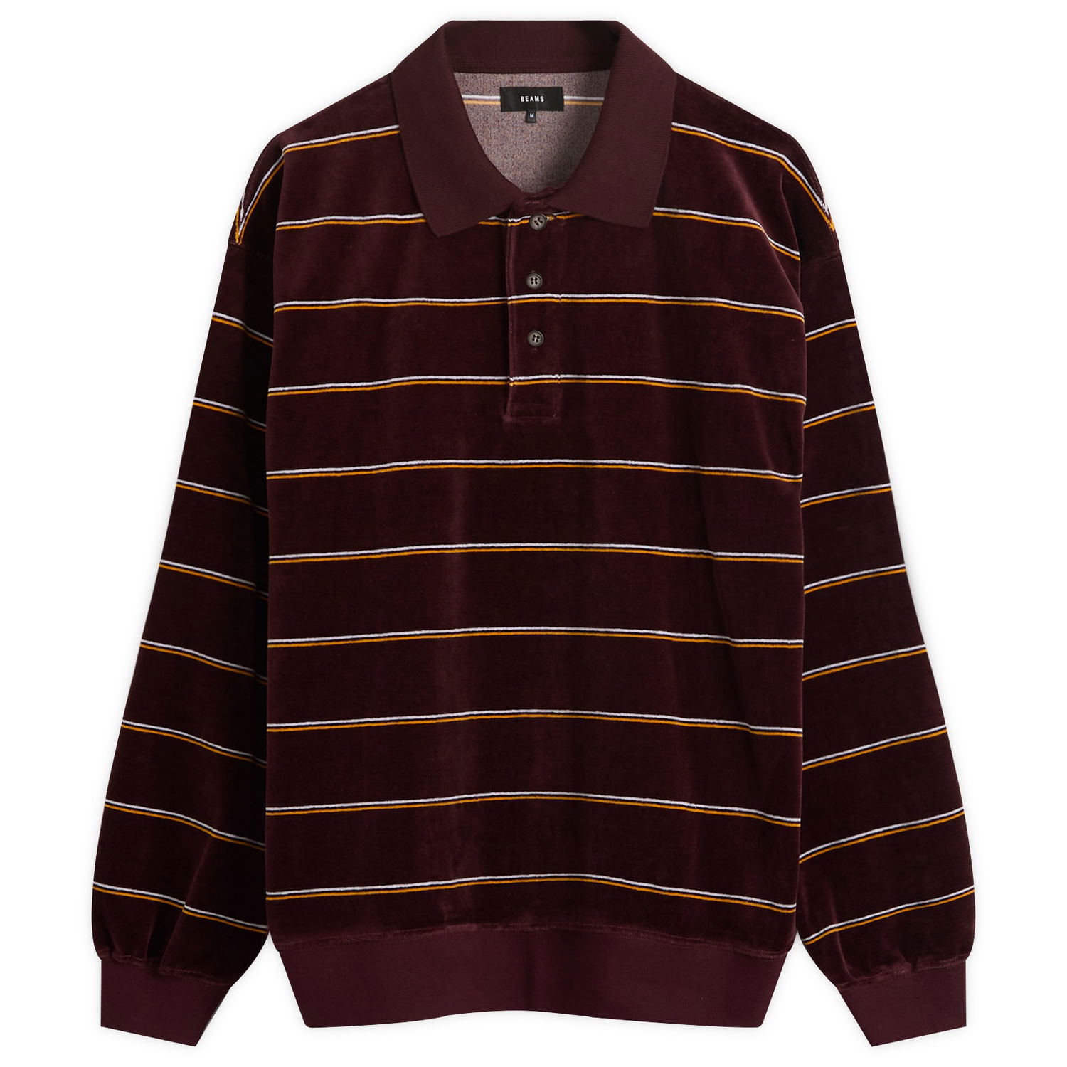 Polo tričko BEAMS Velour Border Stripe Polo Rôznofarebný | 1112-0212-639-39, 1