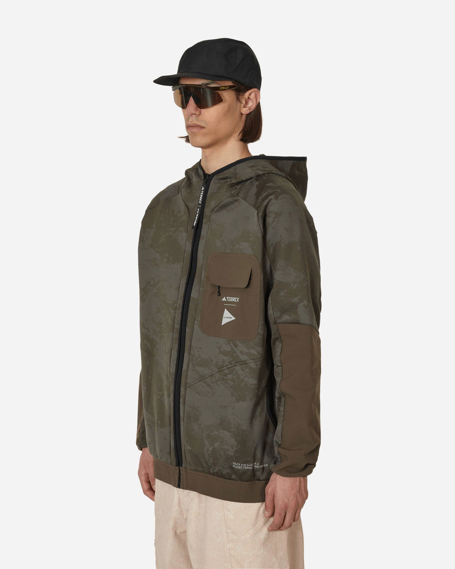 Bunda adidas Performance TERREX x and wander Fleece Jacket Zelené | HR7140 001, 1