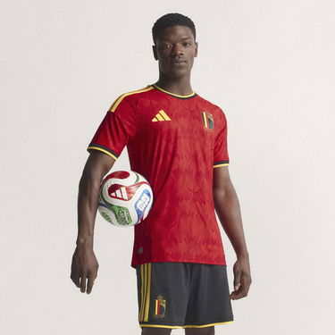 Dres adidas Performance Belgium Home Authentic Football Jersey Červená | JM8378, 2