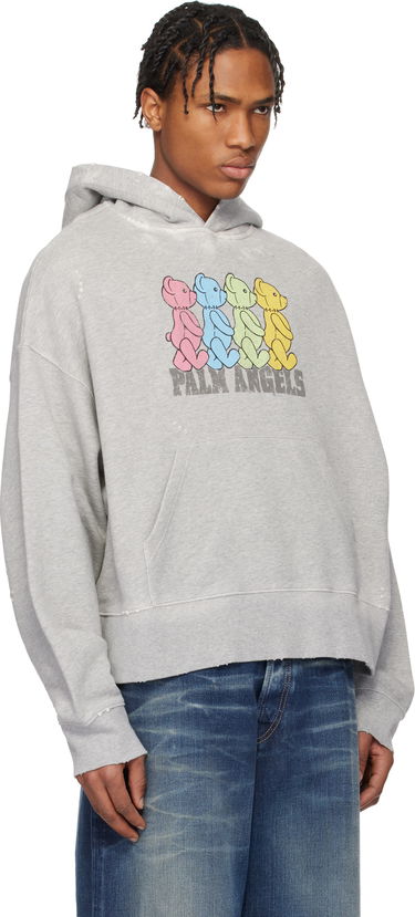 Mikina Palm Angels Palm Angels Multicolor Bears Hoodie Šedá | PMBB172S25FLE0020884, 1