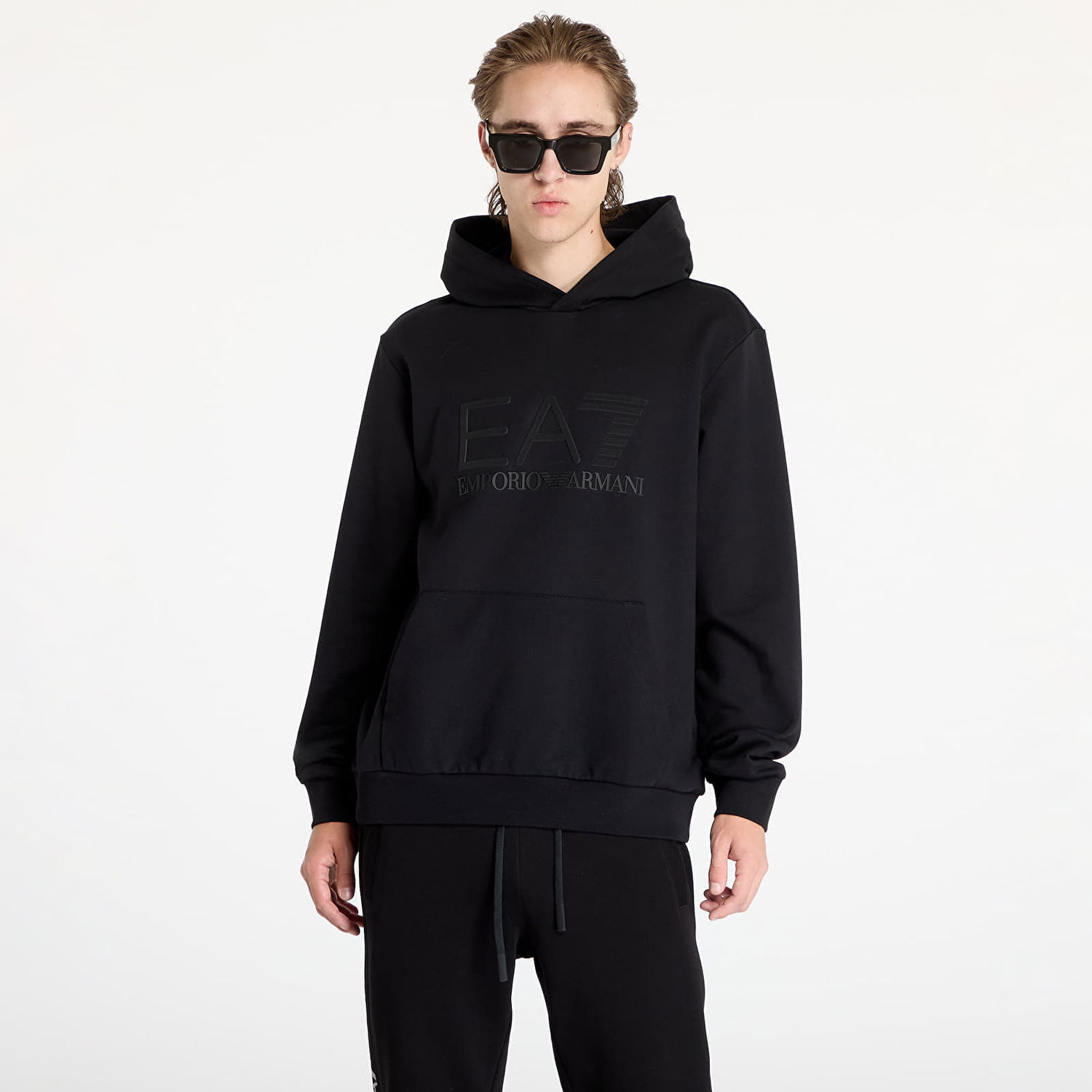 Mikina Emporio Armani Sweatshirt EA7 Sweatshirt Black S Čierna | 6DPM22PJUAZ1200, 0