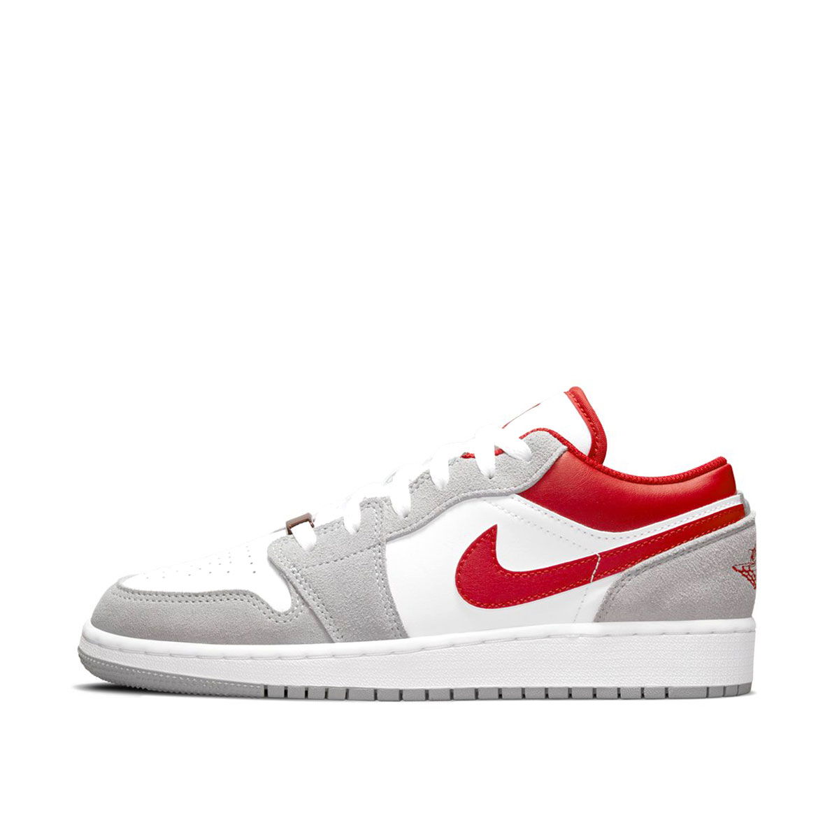 Jordan 1 Low SE "Light Smoke Grey/Gym Red" GS