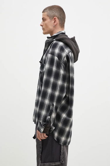 Mikina Maison MIHARA YASUHIRO Relaxed Fit Sweat Hoodie Čierna | J13SH182, 1