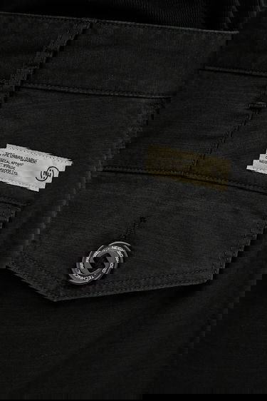 Cargo nohavice Neighborhood NEIGHBORHOOD Wide Cargo Pants Čierna | 251SPNH.PTM06, 4
