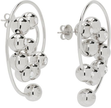 Náušnice Jean Paul Gaultier Jean Paul Gaultier Spiral Crystal Earrings Metalická | 24/30-U-BO062-X054-91, 1