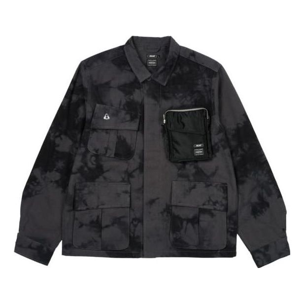 Košeľa Palace Palace X Portor Tie Dye Field Jacket Čierna | PAL-SS23-107