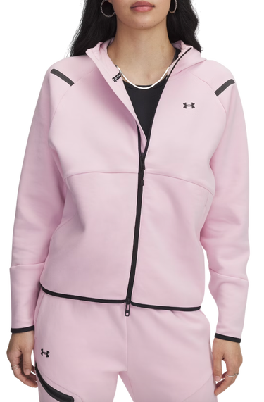 Mikina Under Armour Unstoppable Fleece Full-Zip Hoodie Ružová | 1379842-647, 0