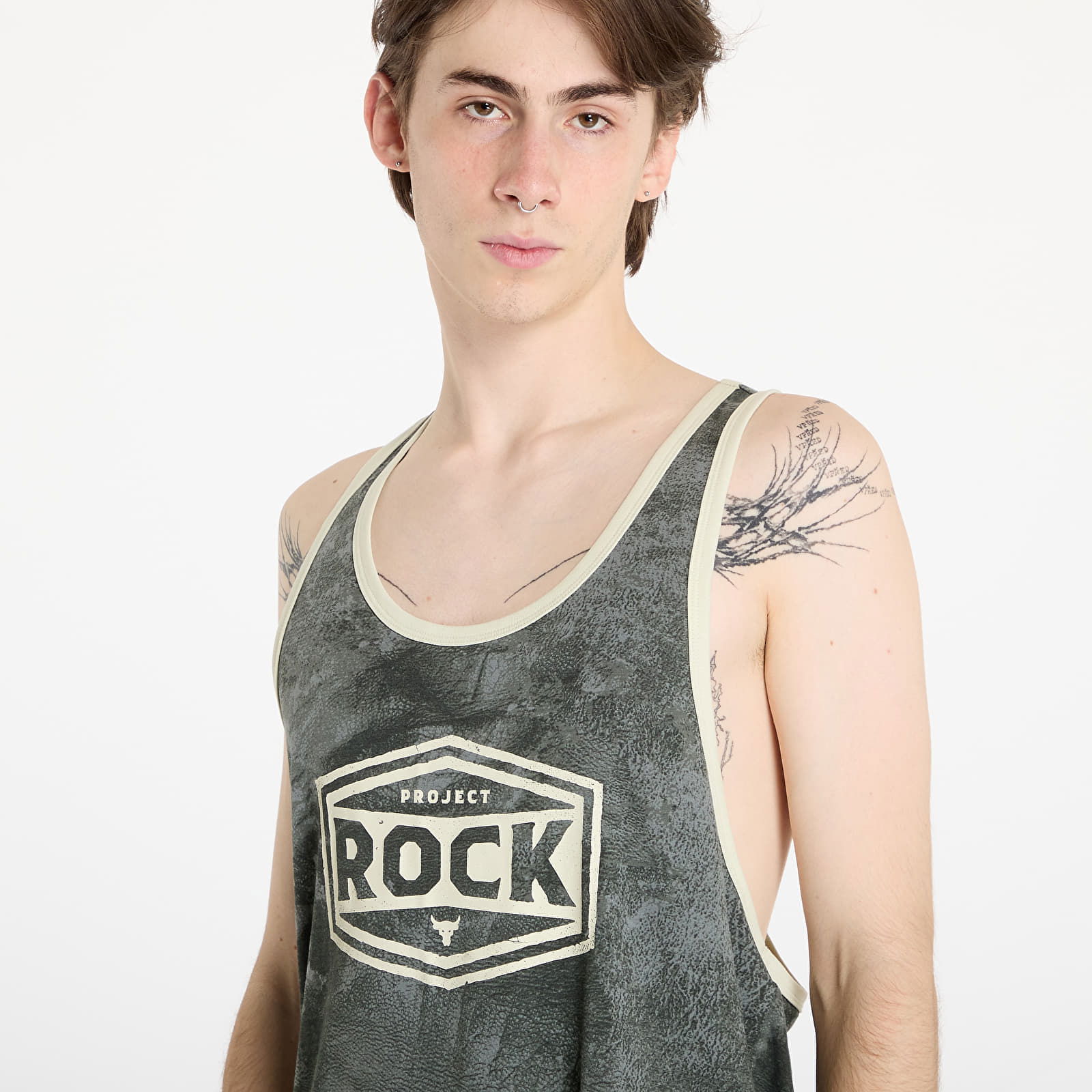 Project Rock Racer Tank Tools Top Clay Green/ Silt