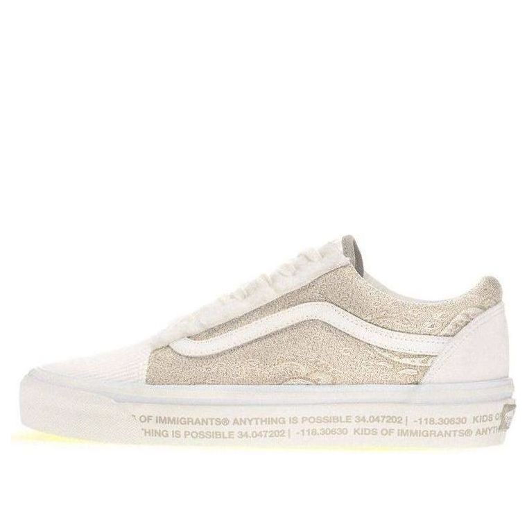Tenisky a topánky Vans Kids Of Immigrants x Old Skool 36 DX Biela | VN0A38G2AAR