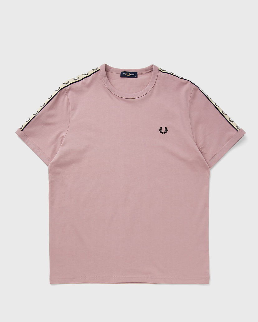 Tričko Fred Perry Contrast Tape Ringer T-Shirt Ružová | M4613-T89