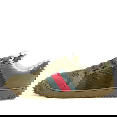 Tenisky a topánky Gucci Screener Cotton Ripstop Sneaker Zelené | 576223-FAD94-3243, 1