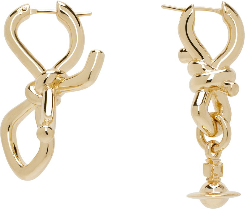 Náušnice Vivienne Westwood Vivienne Westwood Sage Knot Earrings Metalická | 6202016U-02R001-