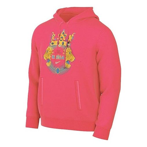 Mikina Nike Basketball Fleece Lined Hoodie Ružová | DA6712-612, 0