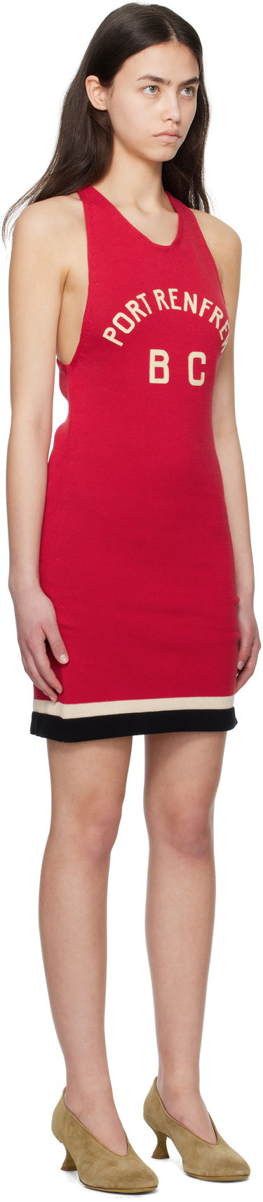 Šaty Bode Bode Port Knit Minidress Červená | WRS25KT029, 1